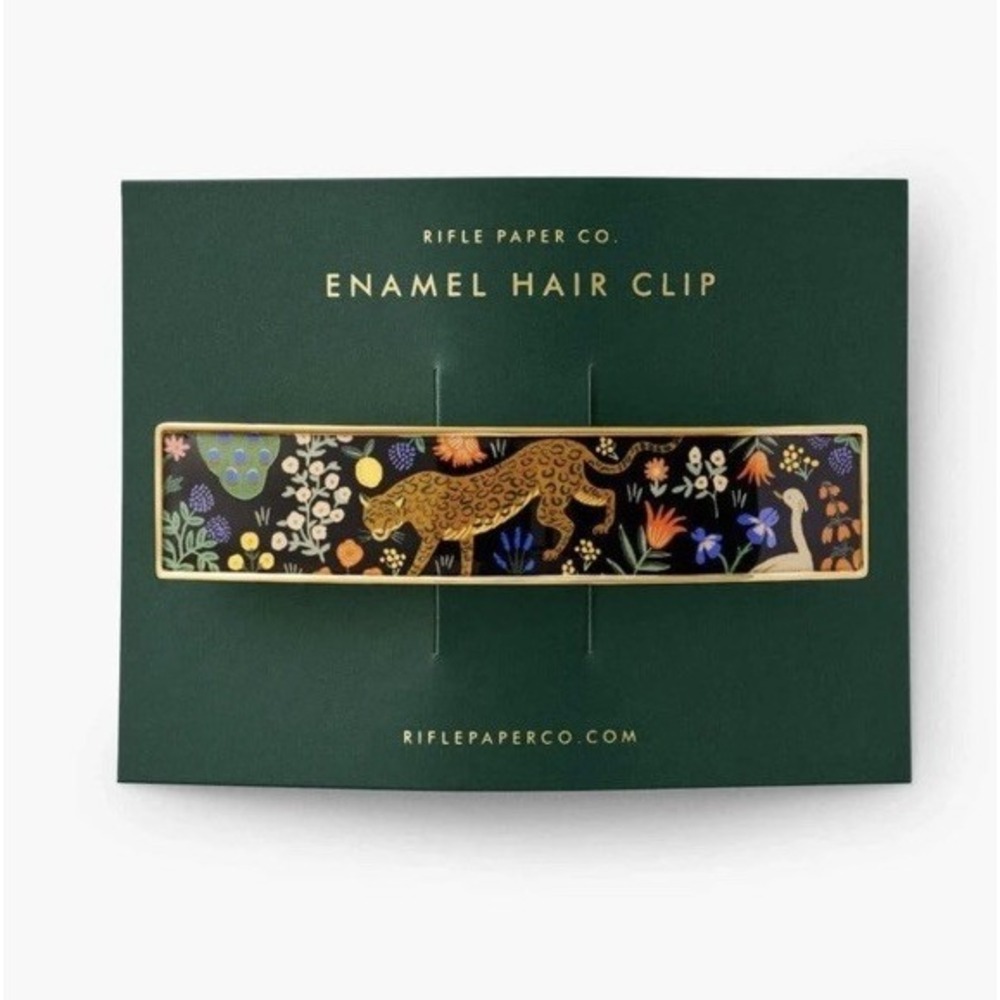 New Rifle Paper Co. Menagerie Enchanted Forest Animals Enamel Hair Clip Sold Out